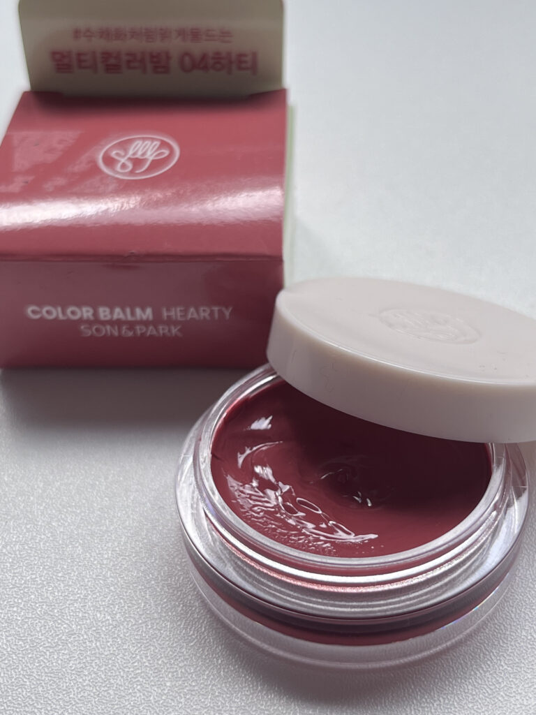 Son & Park Arti Spread Color Balm shade 04 Hearty packaging close-up on neutral background